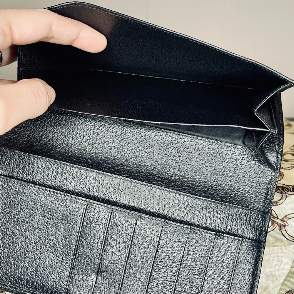 Gucci Black Vintage Long Wallet - Picture 6 of 14